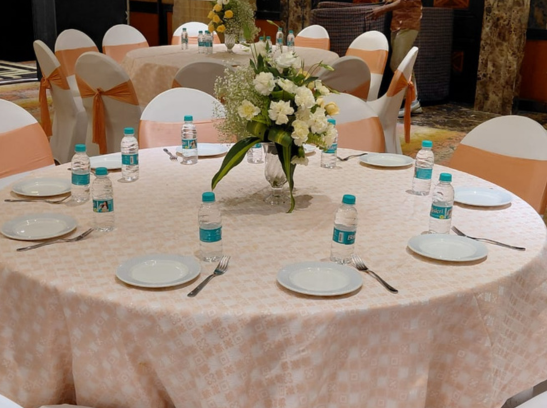 Tent with decoration Customer venues